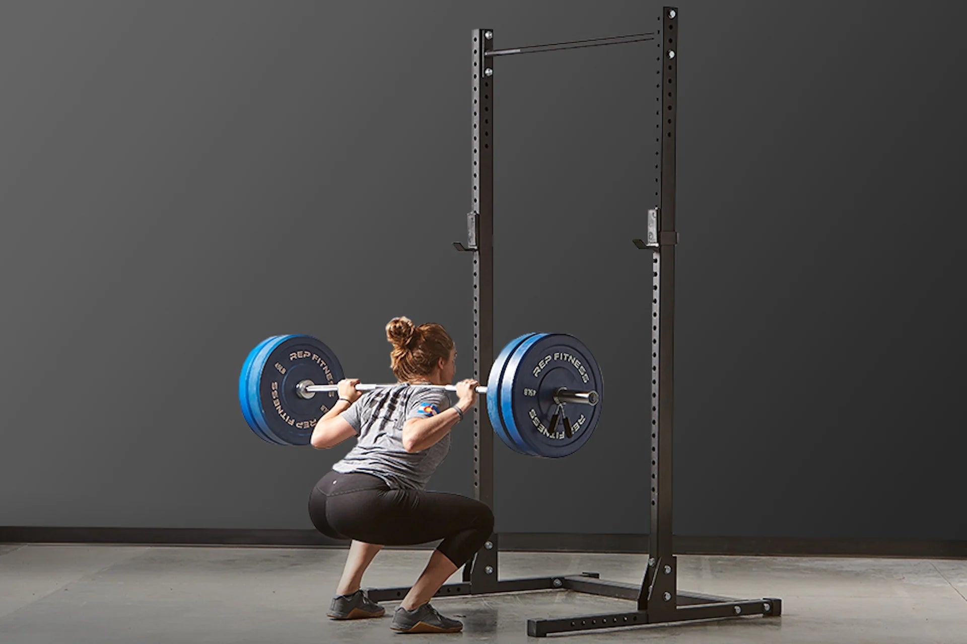 Dumbbell back online squat