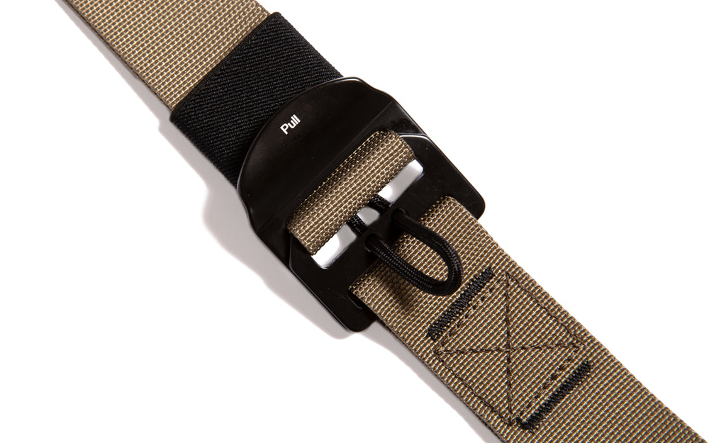Close up: Highlighting the stitching and adjustment system of the TRX Tactical Suspension Trainer®