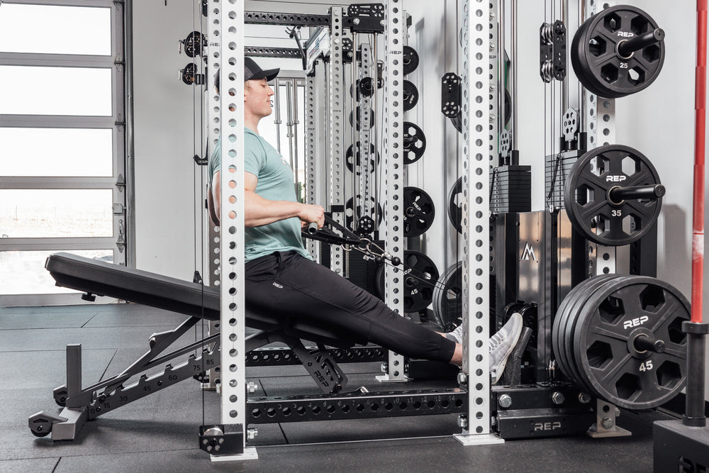 Using ares cable machine with incline bench