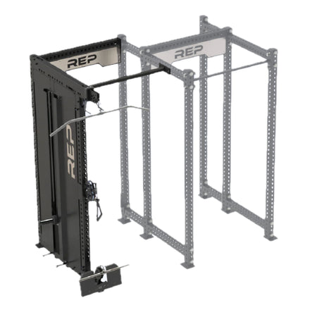 Adonis™ - Cable Tower with Rack Attachment -
