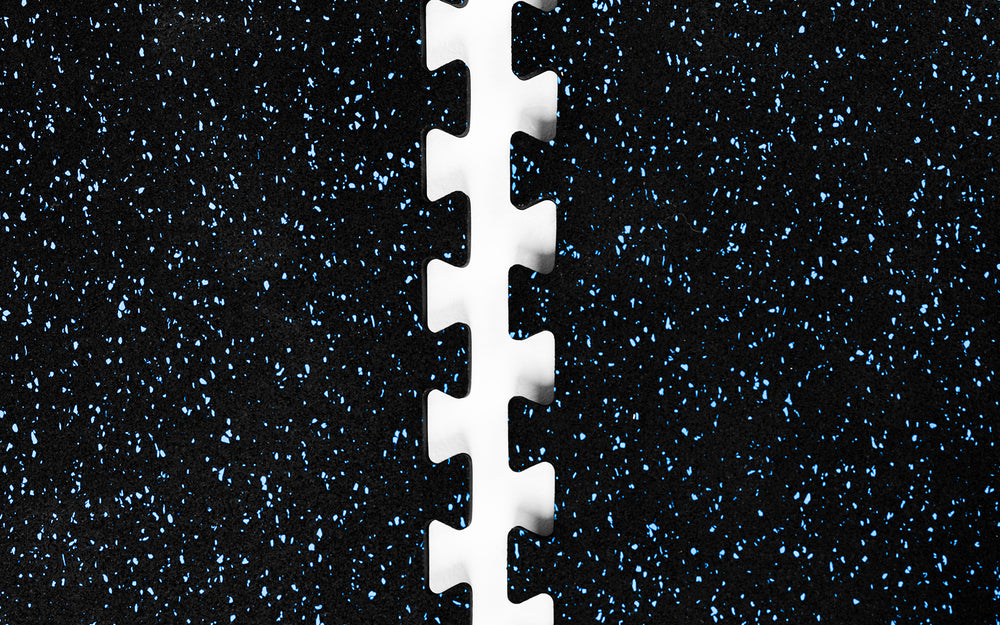 Rubber-Topped Foam Floor Tiles