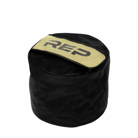 black and green stone sandbag with rep branding 50lb