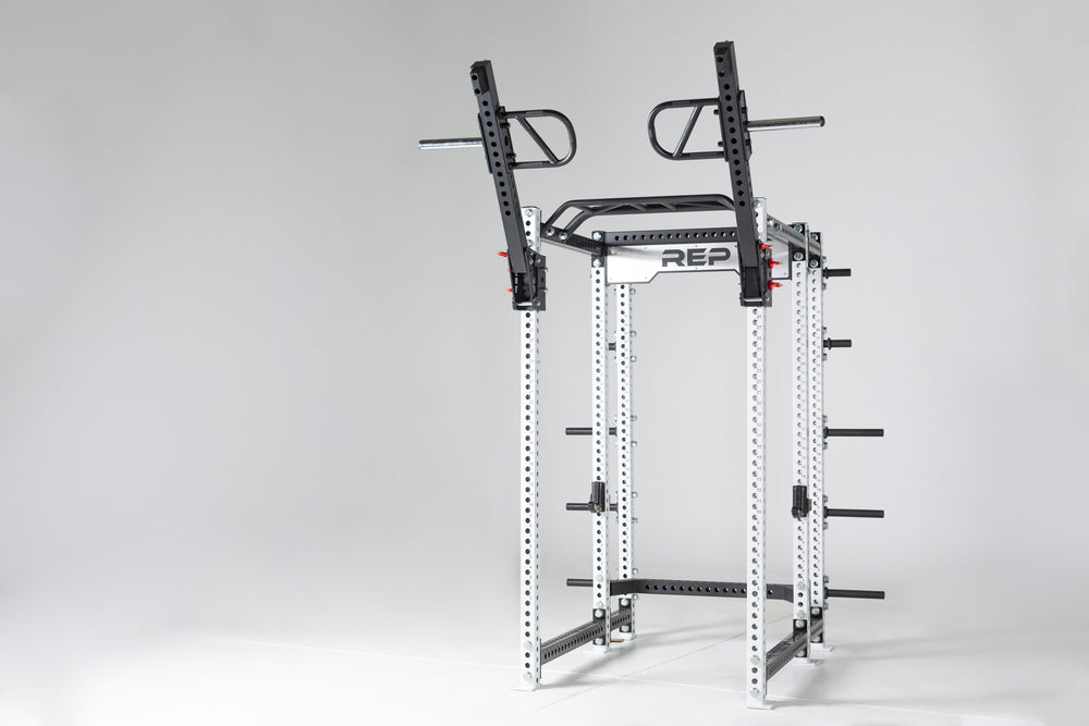 PR-5000 Power Rack Weight Storage Horn Set on PR-5000 Power Rack