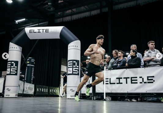Ryan Kent competes at a HYROX event.