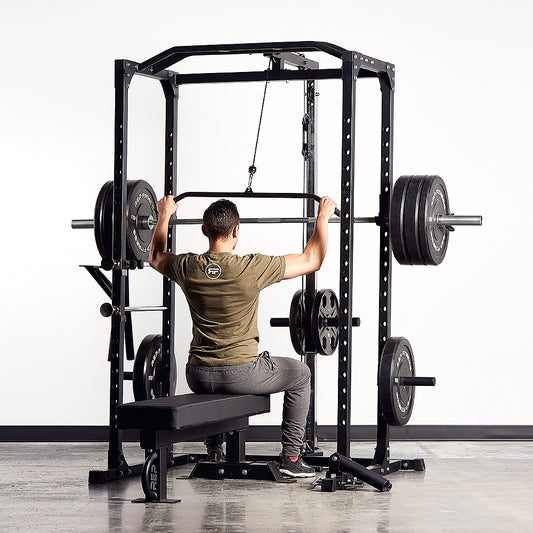 Lifter using a 1000 Series power rack