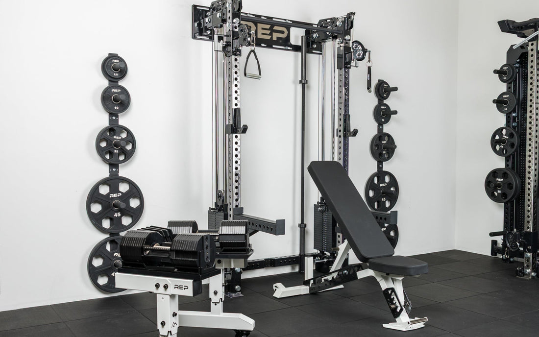 The Space Saver Package featuring the wall-mounted Athena™ cable system and more.