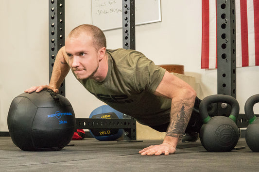 Man doing push-ups