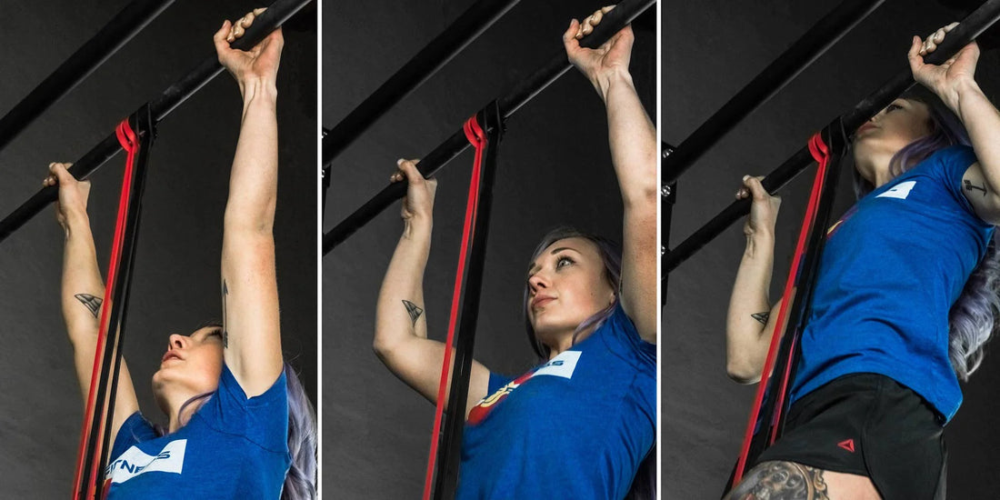 Pull up on discount barbell