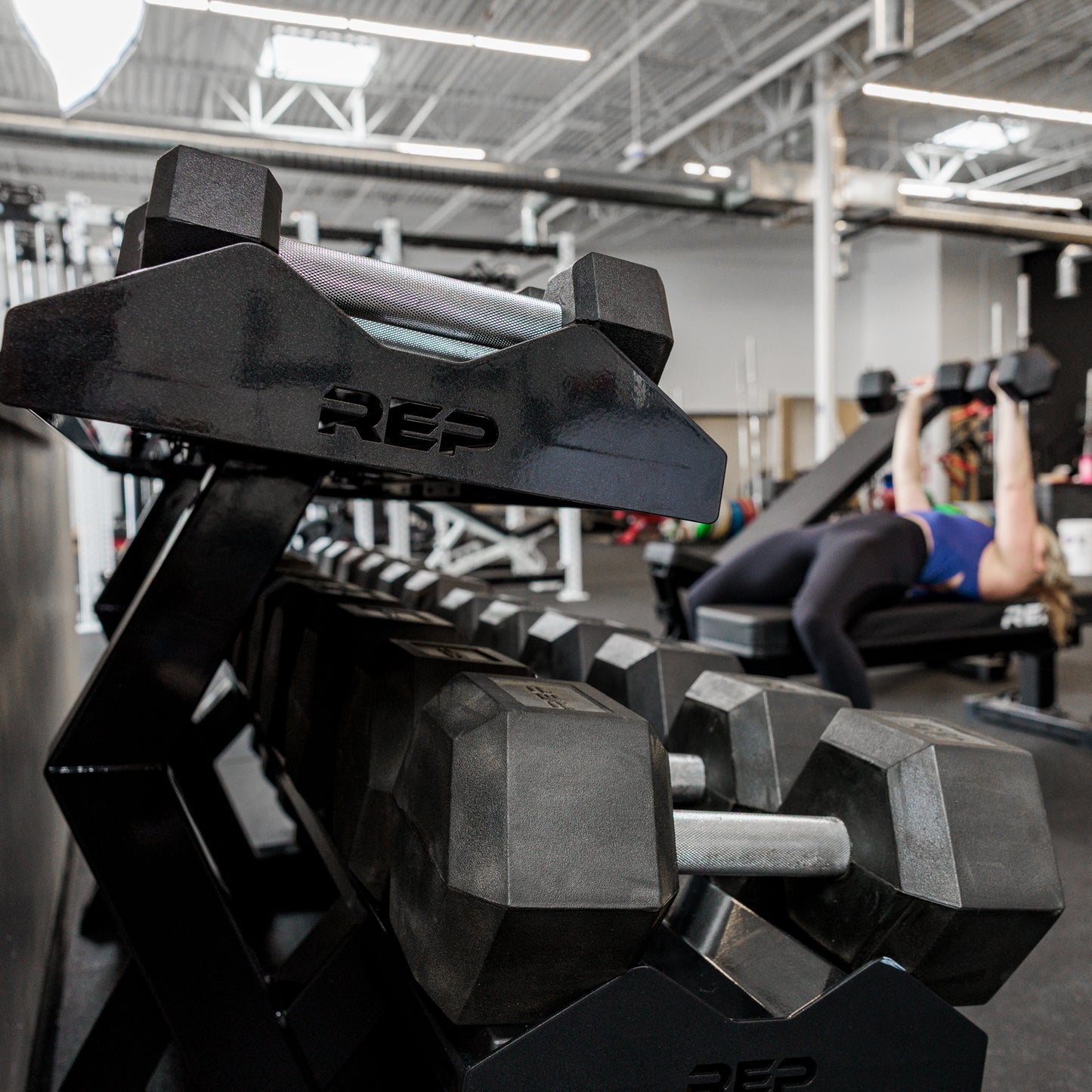 Commercial Dumbbell Rack
