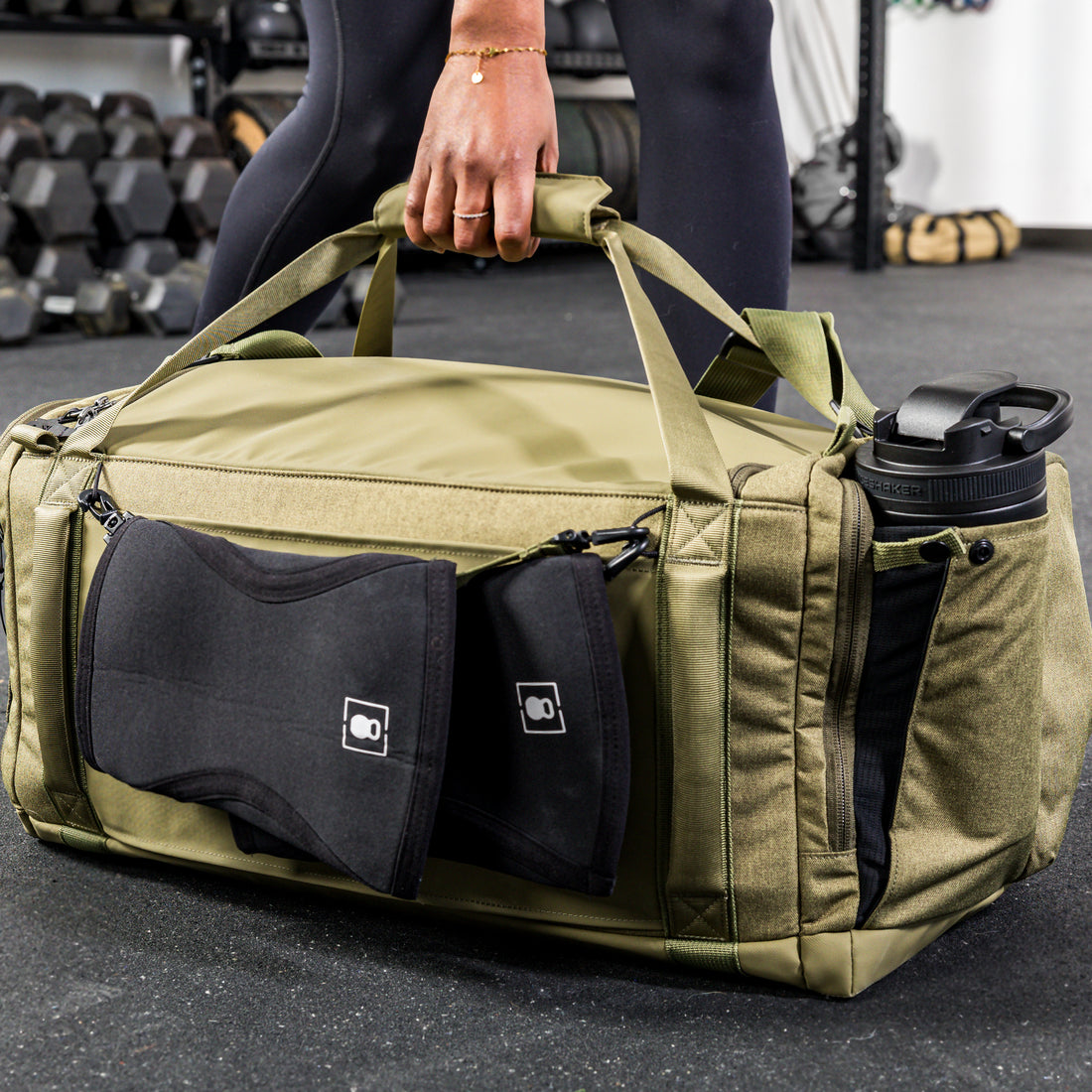 The REP Fitness Slate Duffel Bag attachments 