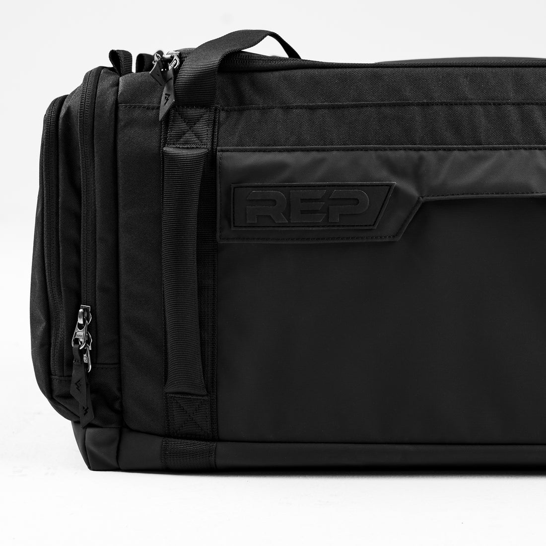 The REP Fitness Slate Duffel Bag close up