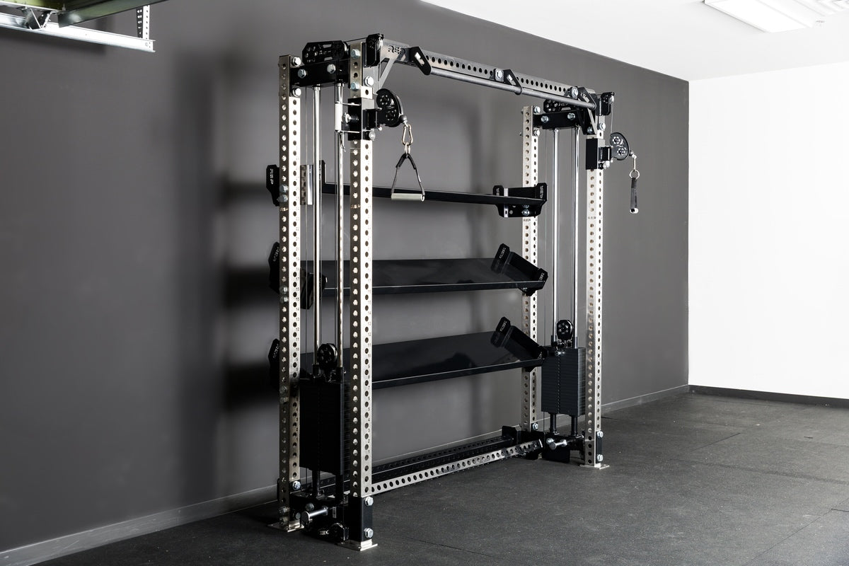 82" Dumbbell & Kettlebell Shelf