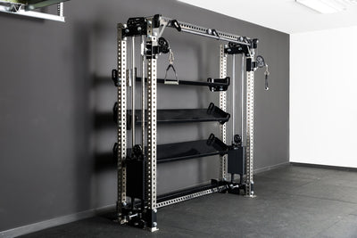 82" Dumbbell & Kettlebell Shelf