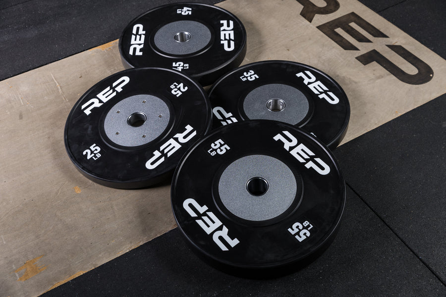 Black Competition Bumper Plates (LB)