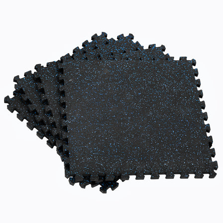 Rubber-Topped Foam Floor Tiles