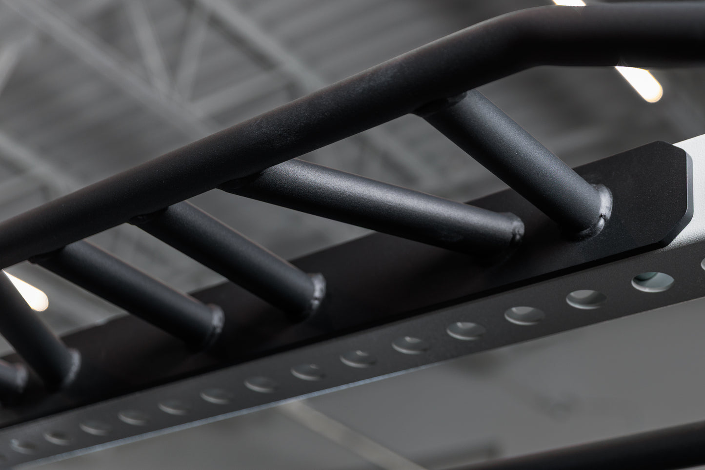 Close-up shot of the REP Fitness Crossmember Multi-Grip Pull-Up Bar