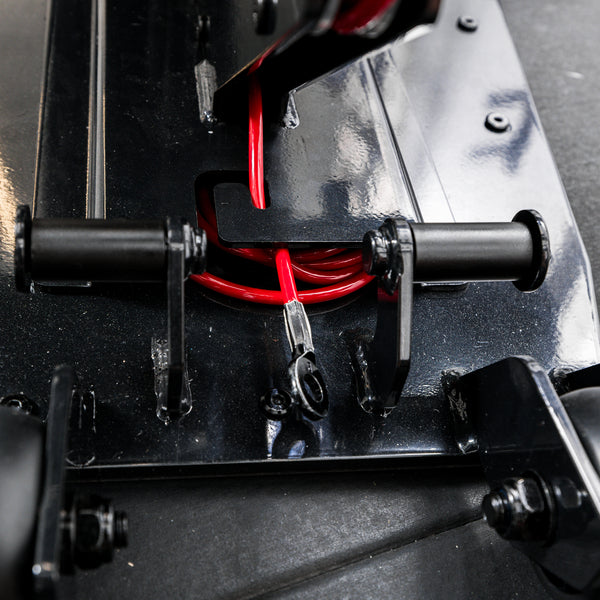 Leg Extension & Leg Curl Bench Attachment Cable Kit with the cable stored