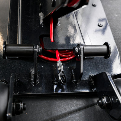 Leg Extension & Leg Curl Bench Attachment Cable Kit with the cable stored