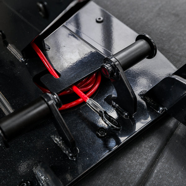 Leg Extension & Leg Curl Bench Attachment Cable Kit with the cable stored