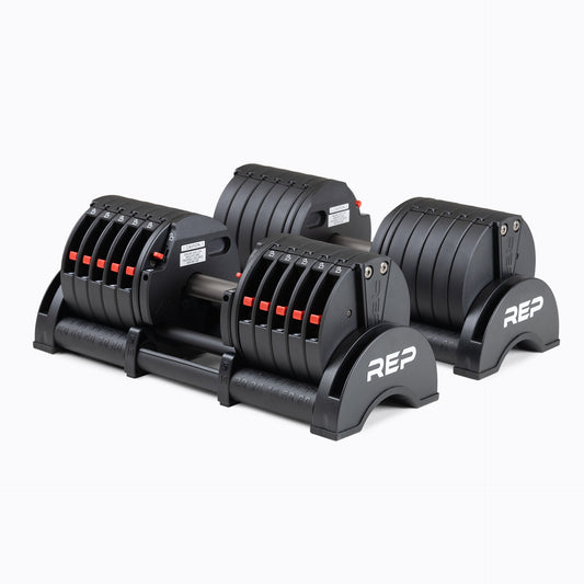 Pair of REP QuickDraw™ Adjustable Dumbbells