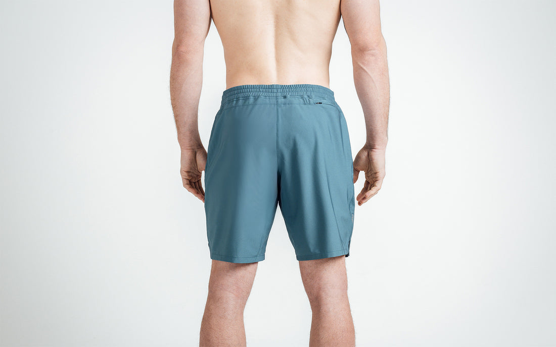 The REP Fitness Men's Motus Shorts in Slate back