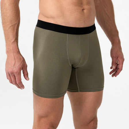 REP Fitness Men's Foris Boxer Brief in Olive