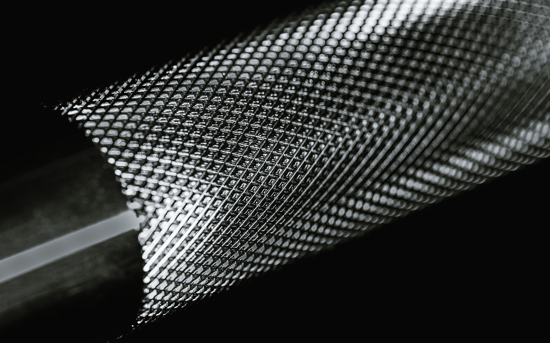 Close-up view of the knurling on the REP 15kg Teton Training Bar.