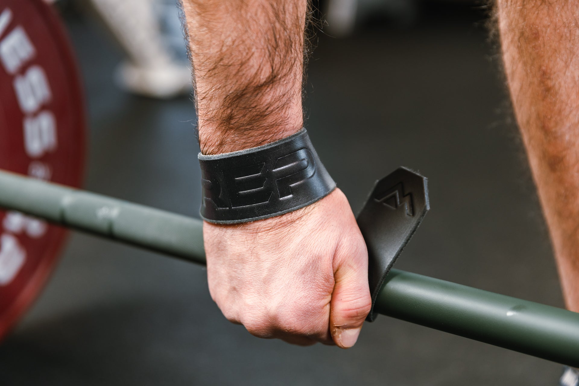 REP USA Leather Lifting Straps - Thumbnail 5