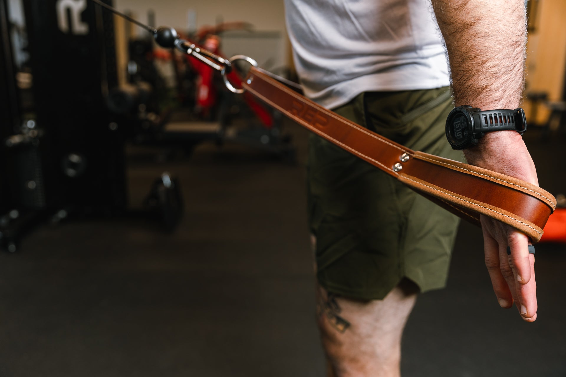 REP® USA Long Leather Accessory Strap | REP Fitness