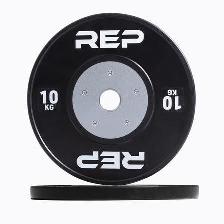 REP Fitness Black Competition Bumper Plate 10kg