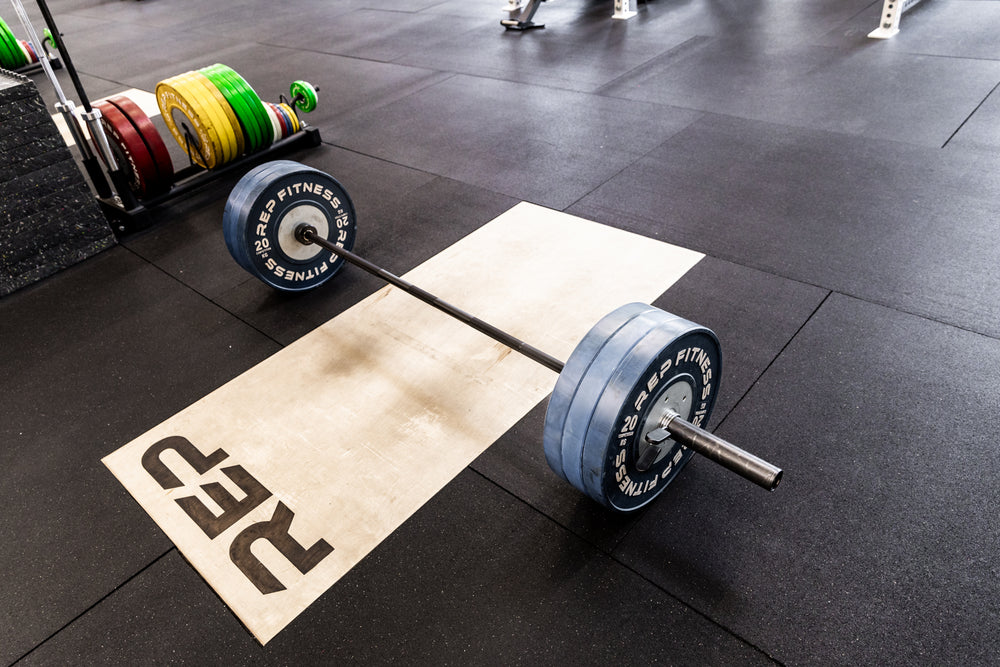 A loaded Black Diamond Power Bar set-up on a lifting platform.