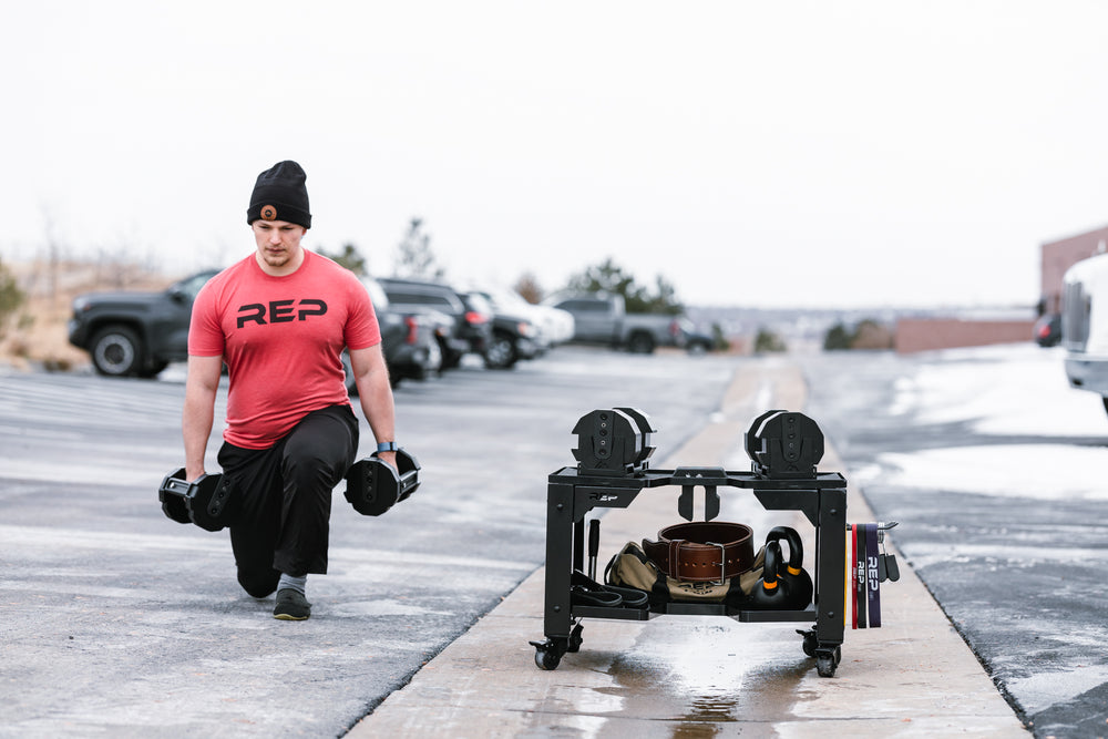 Dumbbell Storage Cart