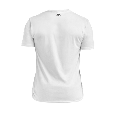 The REP Fitness Men's Daily Driver 2.0 Tri-Blend Crew T-Shirt in White/Black back