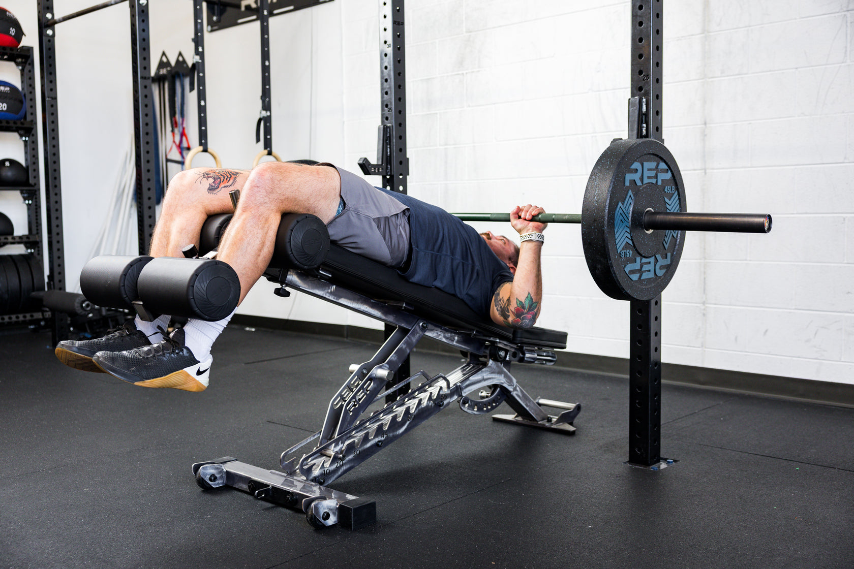 Adjustable Bench Leg Roller Attachment 2.0 | REP Fitness
