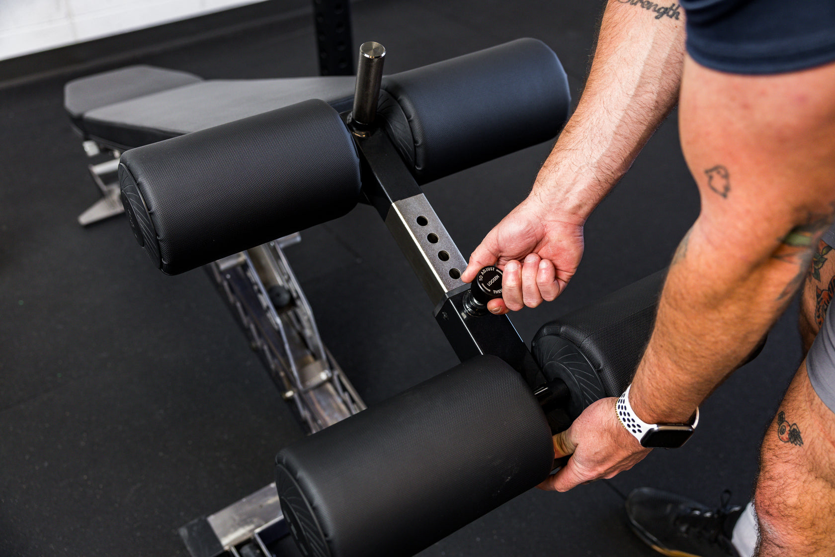 Adjustable Bench Leg Roller Attachment 2.0 | REP Fitness
