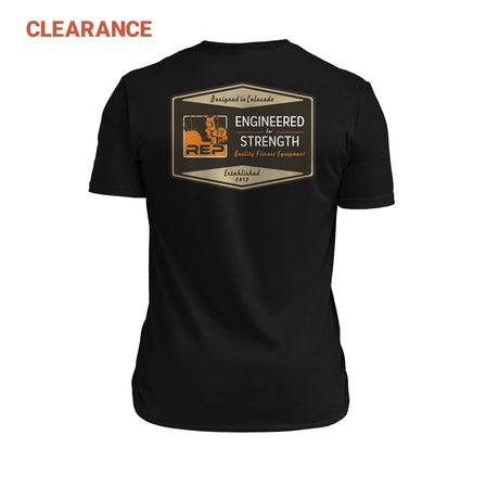 Clearance: Men's Engineered Tri-Blend Crew T-Shirt in Black