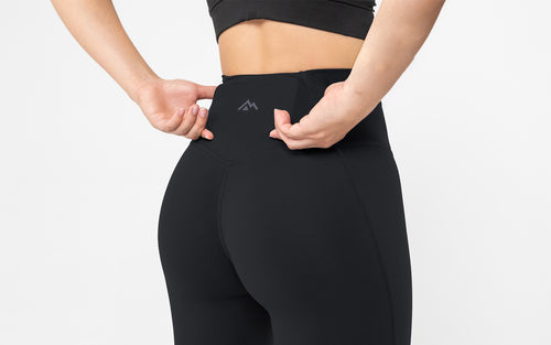 Women's Black Eos Tights Phone Pocket