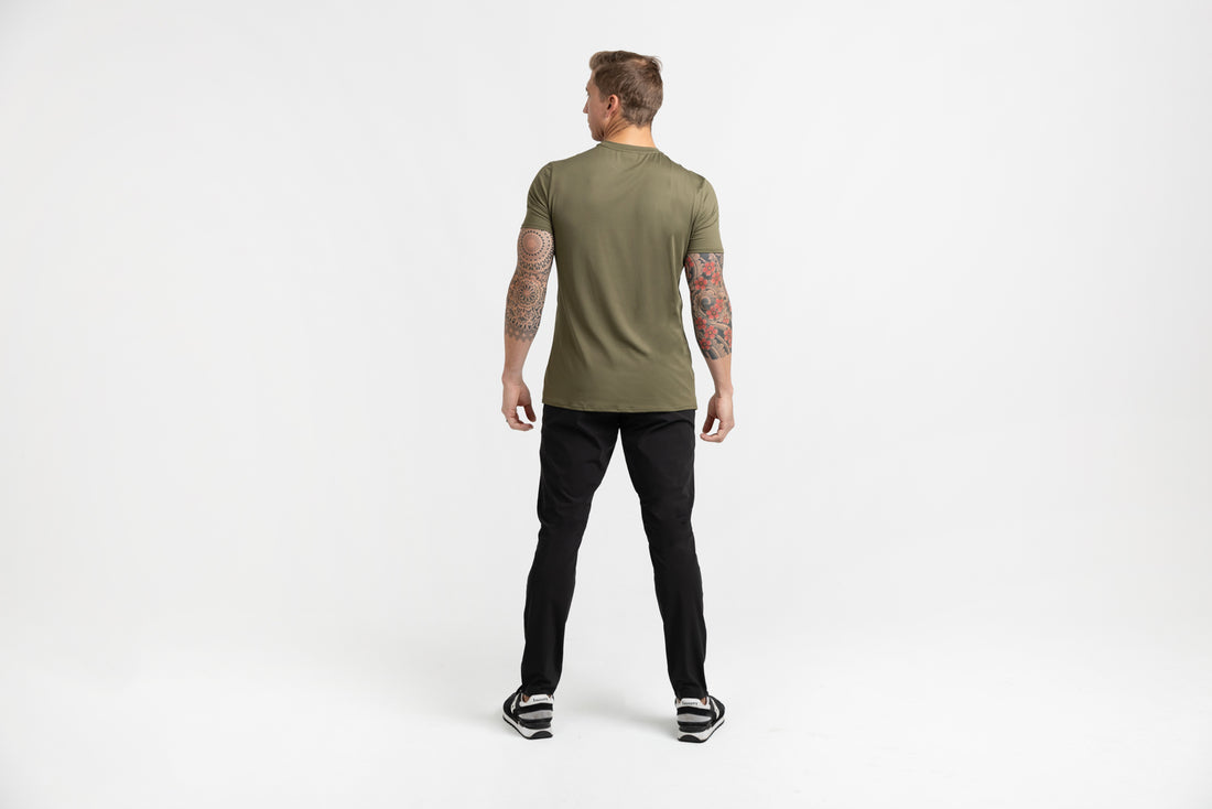 The REP Fitness Men's Felix Pants 2.0 in Black back