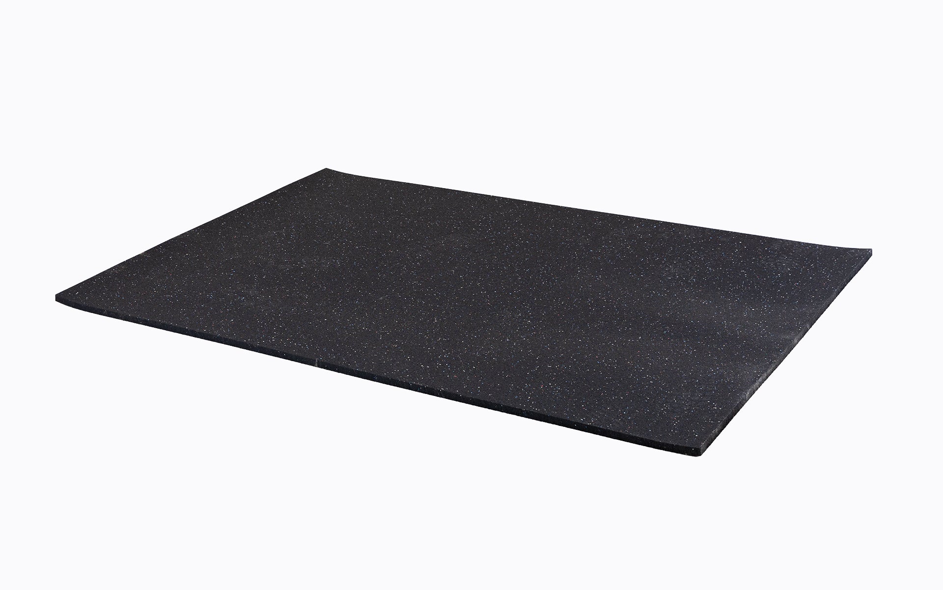 Rectangular Heavy Duty Black Rubber Flooring Roll Mat Size 1/4