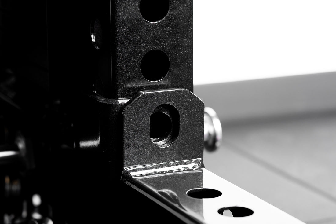Close-up of Front Foot Extension Pair 2.0 leveling feature