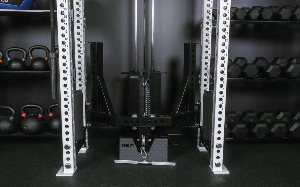 Close-up of the lat/low row in the center of the Hyperion series 1