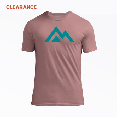 REP Icon Tri-Blend Crew T-Shirt in Lavender with a Slate colored graphic