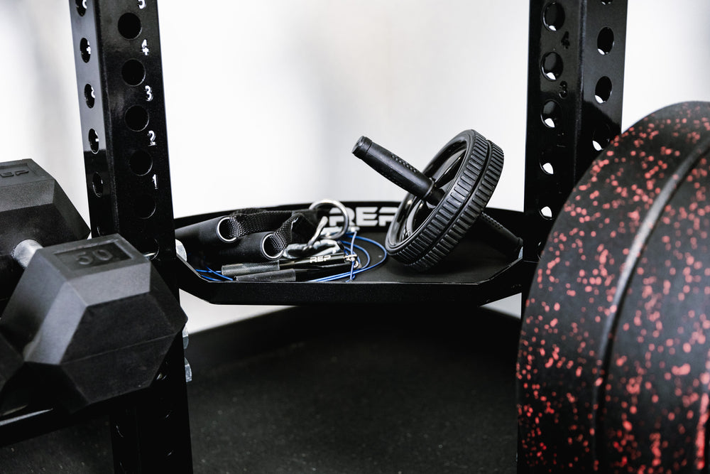 Jump Rope Shelf Corner Shelf | REP Fitness | Modular Storage | Home Gym Equipment