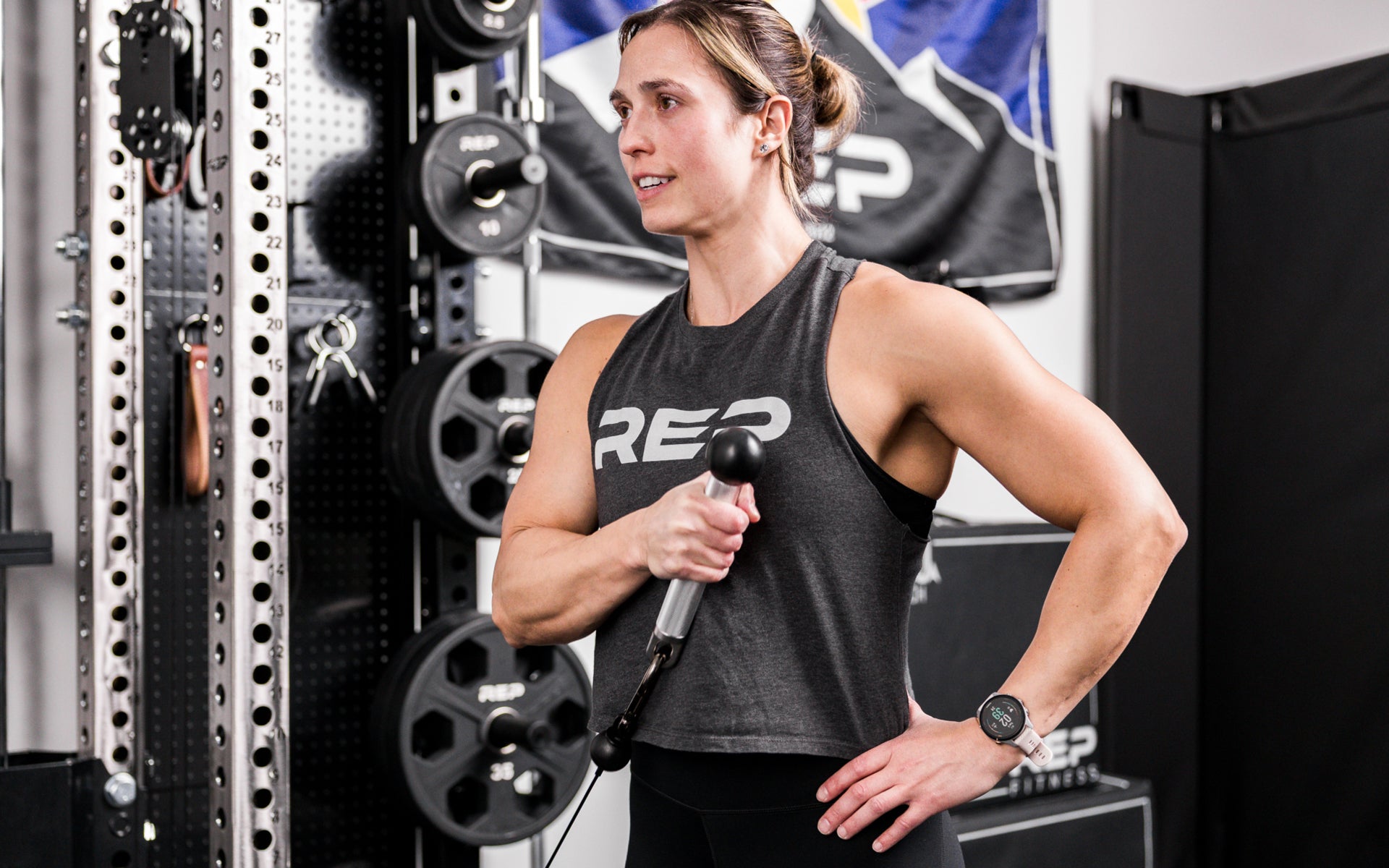 Rep Shop Gc REP® x Kleva Built® ISO Pushdown Grip Cable Attachment | REP Fitness