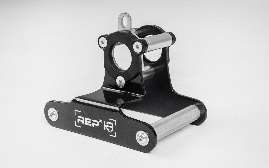 REP® x Kleva Built® Atlas™ Close-Grip Cable and Landmine Attachment