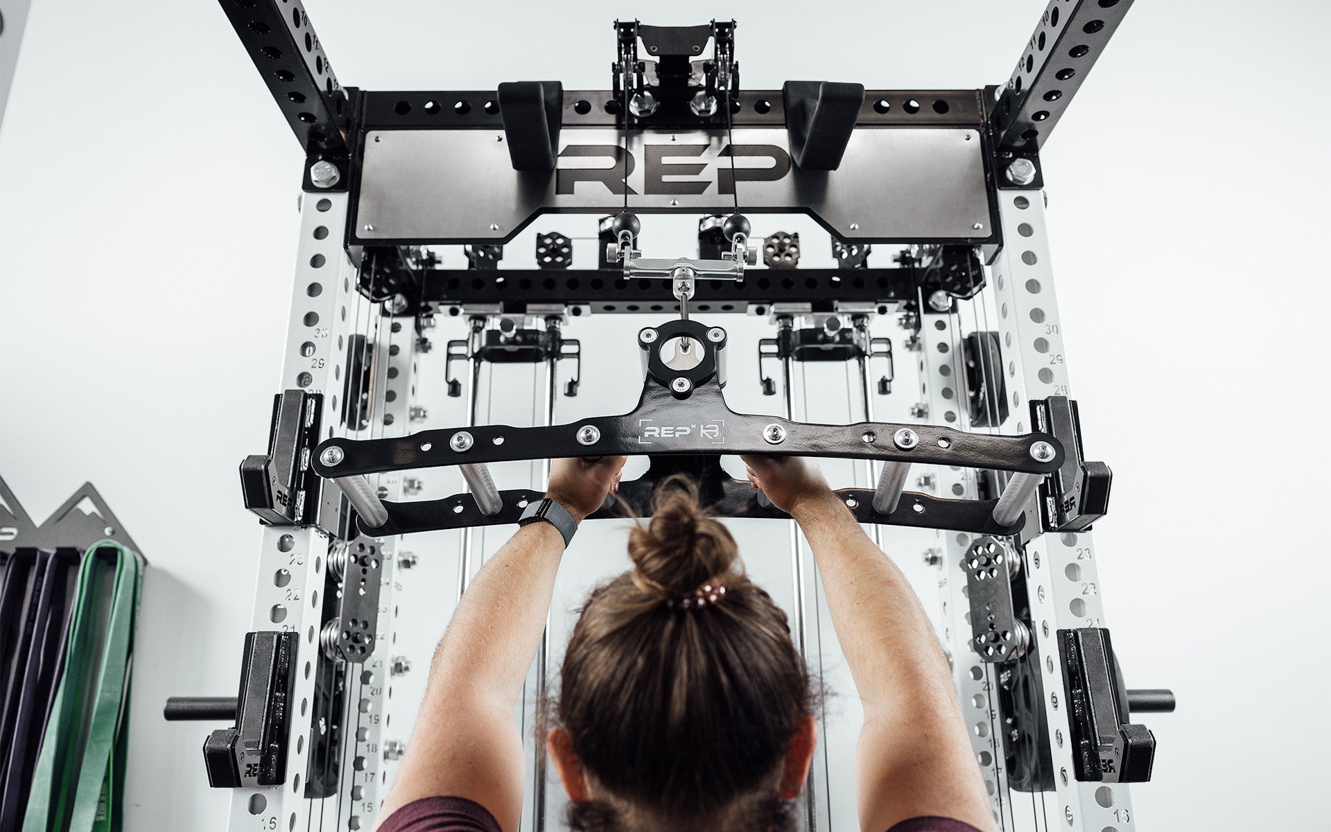 REP® x Kleva Built® Atlas™ Multi-Grip Cable and Landmine Attachment