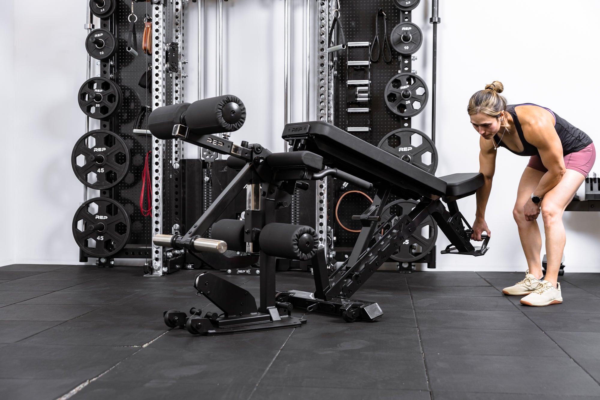 Leg Extension & Leg Curl Bench Attachment Bench Adapters | REP Fitness