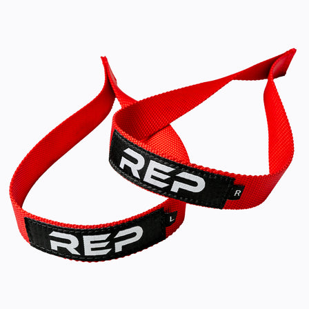 Red REP Olympic Lifting Straps