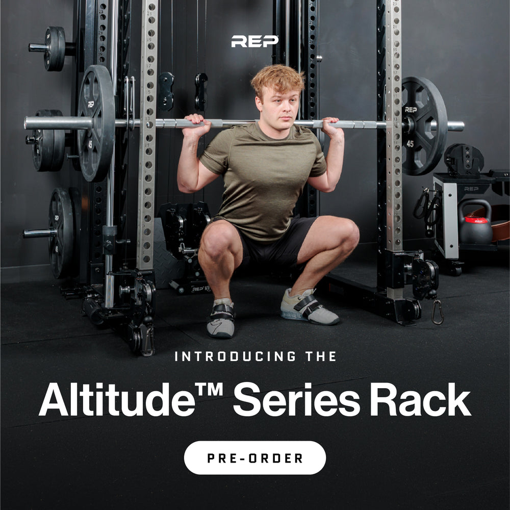 REP Fitness Rubber Hex Dumbbells