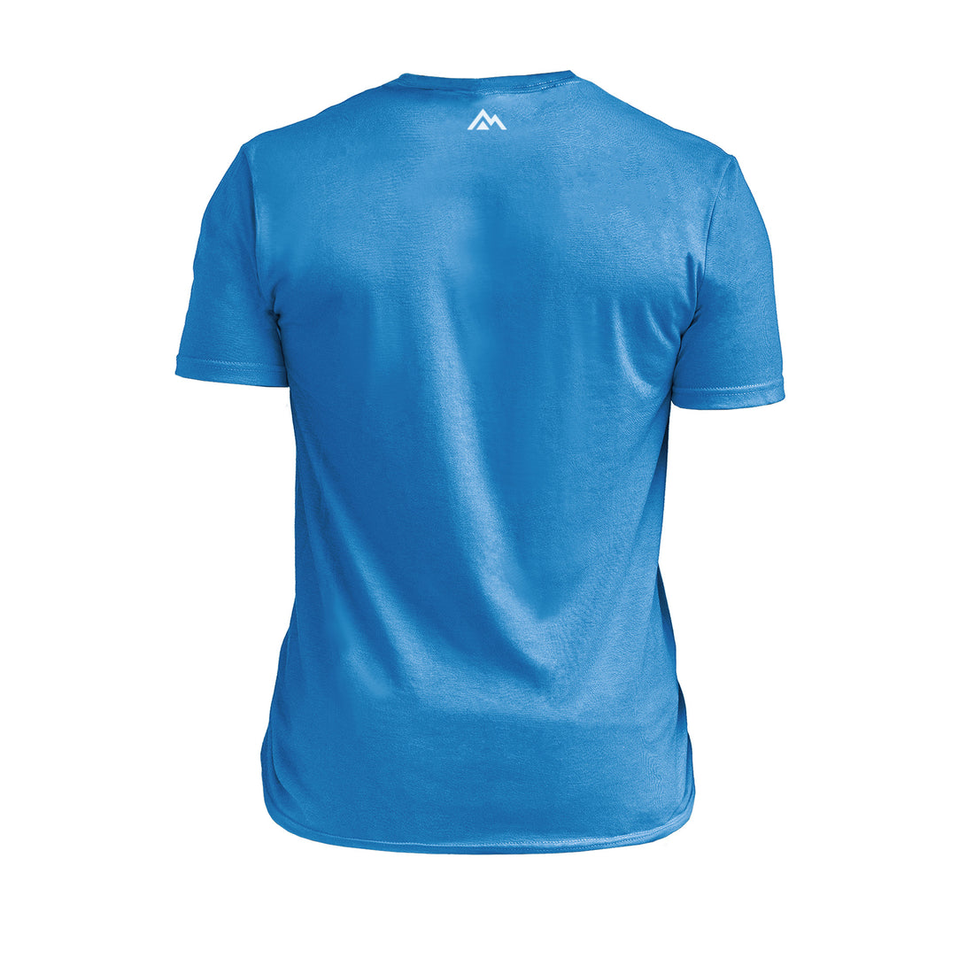 The REP Fitness Men's Blueprint Tri-Blend Crew T-shirt in Heather Royal/White back